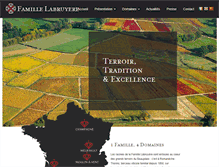 Tablet Screenshot of famille-labruyere.com